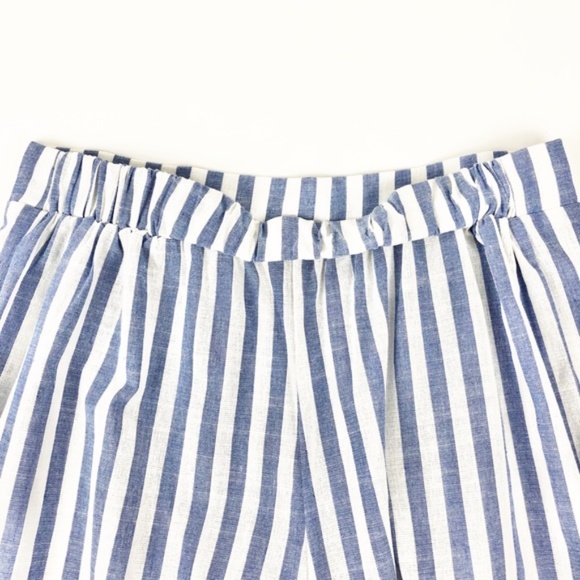 NWOT SHEIN Shirred Ruffle Hem Strapless Top & Pants Set - Picture 10 of 15